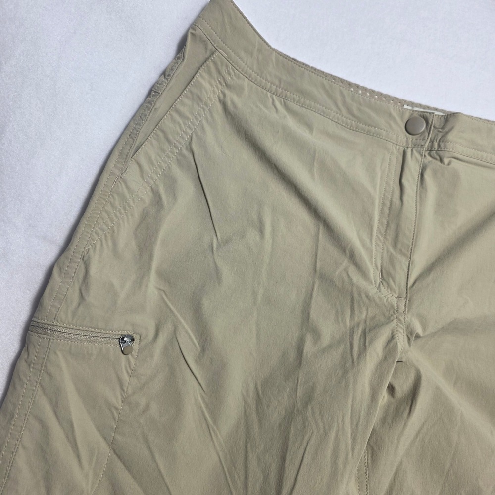 LL Bean Vista Camp Pants Womens 16 Regular Khaki Tan Hiking Outdoor 268919 - Picture 9 of 15